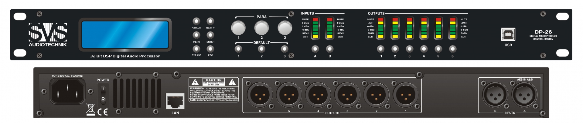 SVS Audiotechnik DP-26 Цифровой процессор: 2 входа 6 выходов в Кумертау