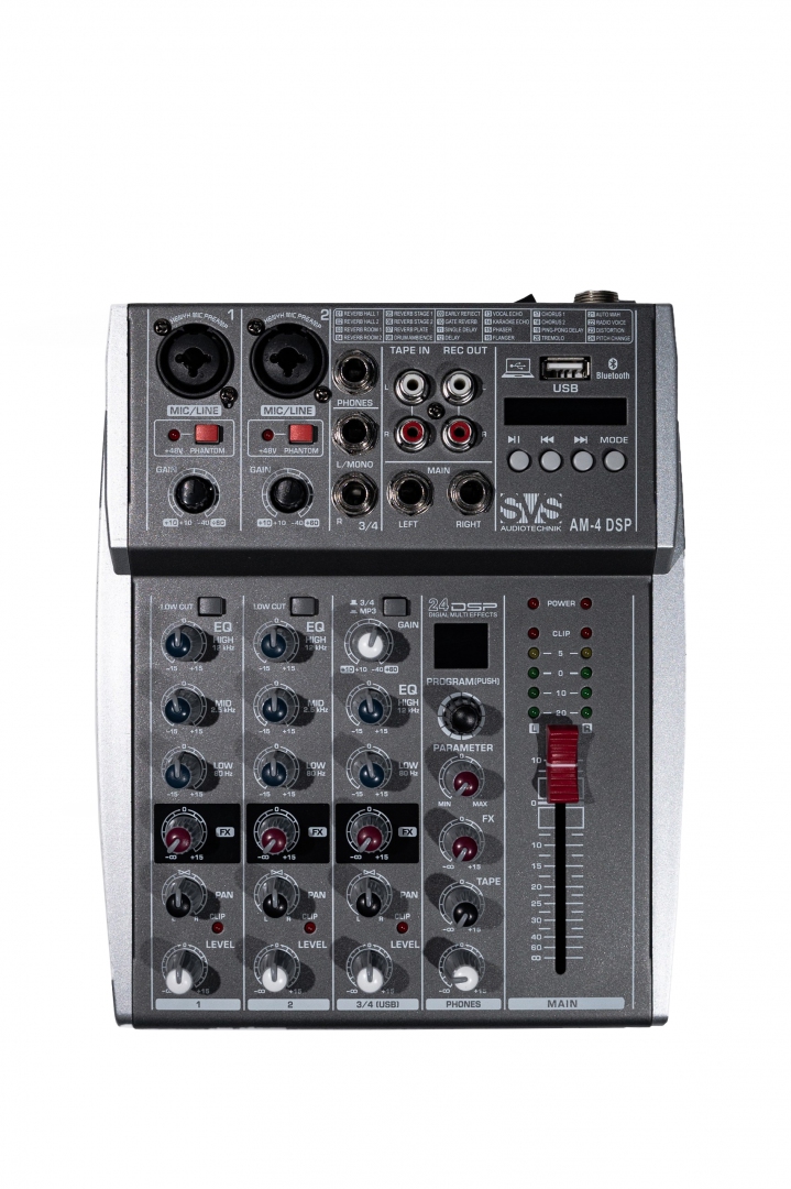 SVS Audiotechnik mixers AM-4 DSP Аналоговый микшерный пульт, 4-канала в Кумертау