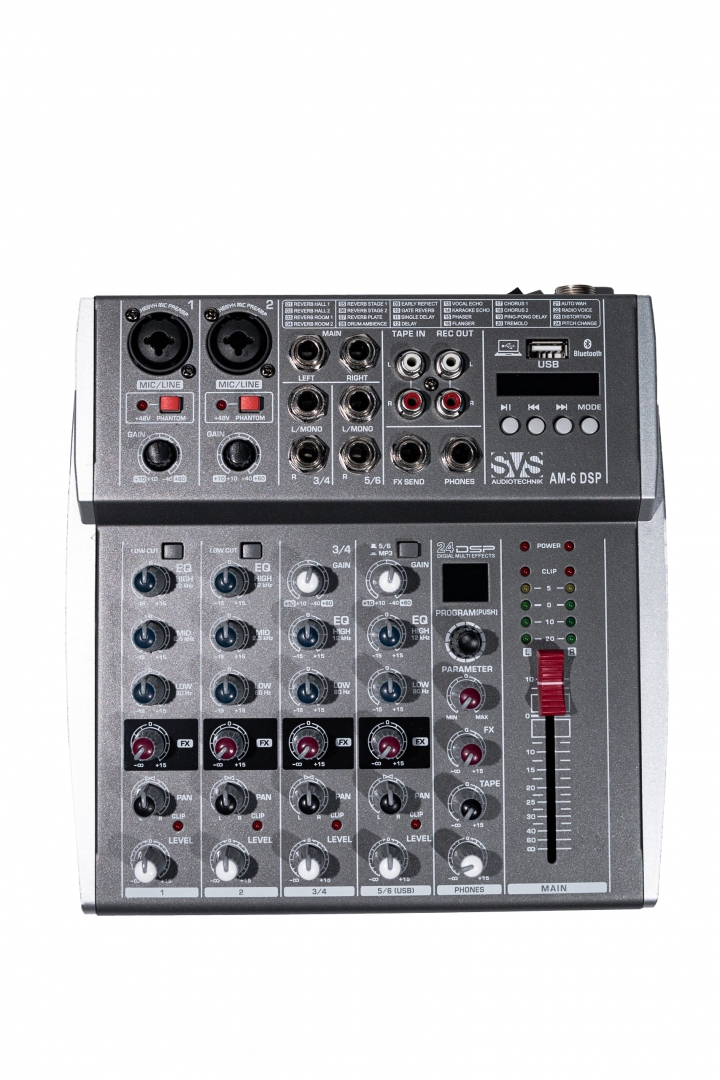 SVS Audiotechnik mixers AM-6 DSP Микшерный пульт аналоговый, 6-канальный SVS Audiotechnik mixers в Кумертау